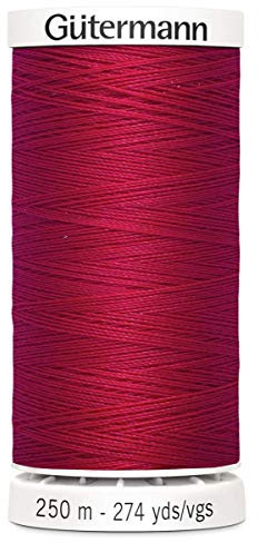 Gutermann Sew All Polyester Thread, 250Mtr, Candy Red (0909)