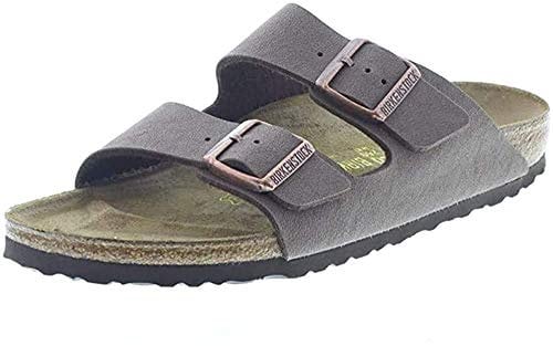 Birkenstock Arizona, scarpe da casa con tallone aperto, unisex, per bambini Marrone Size: 43 EU Estrecho