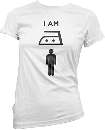 HotScamp I am Iron Man Women's T-Shirt - White 12