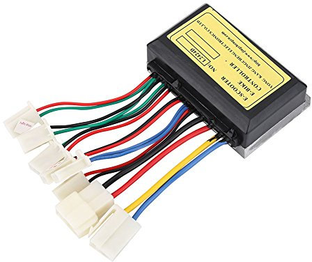 Motor Controller, 24V / 36V / 48V Brushed Geschwindigkeit Kontroller für Elektro Fahrrad E-Scooter 250W / 350W / 50W (Abmessung : 36V-500W)