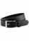 camel active Herren Ledergürtel Herren aus 100% Rindsleder | Kürzbarer Anzuggürtel | 3.2cm breiter Gürtel in Schwarz, Braun und Dunkelbraun Schwarz menswear-S