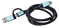 i-tec USB-C auf USB-C Kabel mit integriertem USB 3.0 Adapter, 100cm