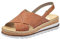 Rieker Femme Sandales V79B4, Dame Sandales compensées,Sandales compensées,Chaussures d'été,Confortable,Plat,Braun,36 EU / 3,5 UK