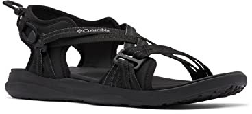Columbia Sandal Sandales De Randonnée Et Trekking pour Femme, Noir (Black x Ti Grey Steel), 38 EU