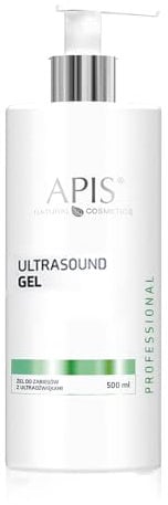 Apis Ultraschallgel - 500 ml - Mit hoch- und niedermolekularer Hyaluronsäure Für Sonophorese, Nadellose Mesotherapie & Ultraschallbehandlungen