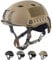 LOOGU Taktischer Helm Fast BJ Airsoft Helm Ops Core Schutzhelm mit Pads und seitlichen Schienen Sturzhelm für Freizeit Outdoor Paintball Kampfhelm Gefechtshelm Top Helm…