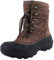 Knixmax Stivali da Neve Stivali Invernali Foderati in Pelliccia Suole Impermeabili Scarpe Calde Stringati Uomo Marrone 42EU