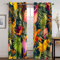 Omlknogf Rideaux Occultants 3D Impression Isolant Thermique Rideaux Doux Rideau à de,Salon Chambre Décoration à Opaque Anti Chaleur Anti Bruit,Forêt Tropicale 2x140x245cm