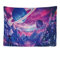 Ulticool - Wandteppich Dekoration Wohnung - Planeten Lila Berge Meer - 200 x 150 cm groß - Wandtuch Wandbehänge - Accessoires für Schlafzimmer Wohnzimmer Kinderzimmer