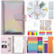 Budget Planner Deutsch Budget Binder A6 - Bugetplaner Haushaltsbuch mit Geldfächer, Finanzplaner Geld Organizer Sparbuch mit Folien