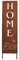 Rostikal Home Deko - Décoration de jardin - 55 cm - Plaque patine pour extérieur - En métal aspect rouille - Plaque de jardin résistante aux intempéries pour décoration extérieure