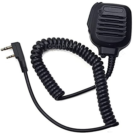 ARSMI Microfono Portatile Portatile Portatile PTT. Radio ricetrasmettitore walkie-Talkie Si Adatta for Kenwood Microfono walkie-Talkie