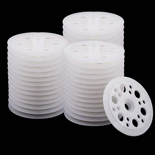 200St Kunststoff Unterlegscheiben, 45 mm Kunststoffscheiben, Polypropylen Unterlegscheiben, Schaumstoffplatten Unterlegscheiben zur Befestigung und Unterstützung von Schaumstoff Isolierplatten