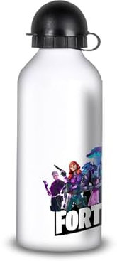 Super FABRIQUE Botella de agua de aluminio – Acero inoxidable (termo 24 h) reutilizable 330 ml a 750 ml, Battle Royale Logo Team (aluminio, botella Sport 650 ml)