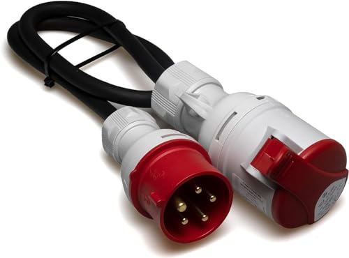 2132005 0,5m CEE Starkstrom Adapter 16A auf 32A Standard