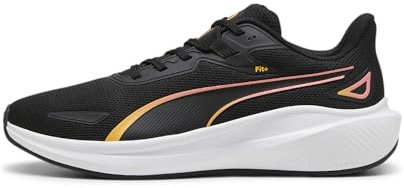 Puma Skyrocket Lite Adult Unisex Straßen-Laufschuh, Black-Sun Stream, 46