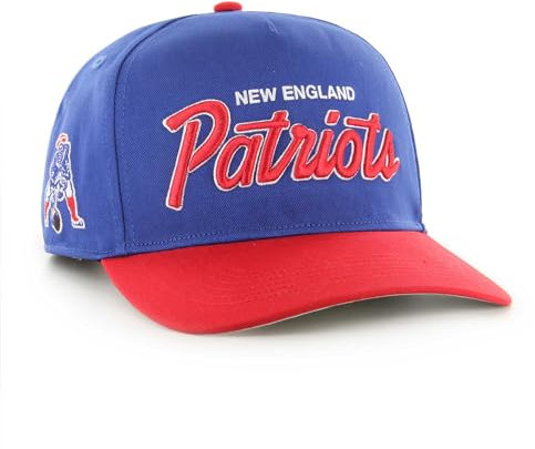 47 Herren Royal Red New England Patriots Crosstown zweifarbige Hitch verstellbare Mütze