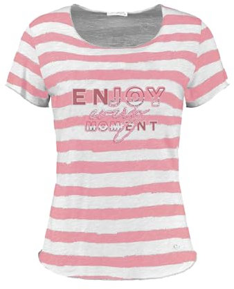 KEY LARGO Delta Round T-Shirt, Rose poudré (1344), L Femmes