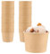 YAYODS 50 pot de glace jetable 240 ml, Coupes à Glace, Marron pot glace carton, coupelle dessert jetable, bol jetable buffet, Gobelets ronds pour crème glacée, desserts, entrées, yaourts, soupes