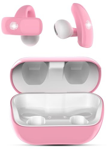 BANIGIPA Kids True Wireless Earbuds, 5g Super Light Comfortable Open Ear Bluetooth 5.4 Headphones w/Mic to Protect Hearing for Studying Music Clear Calling, Touch Control Ear Buds w/Charging Case