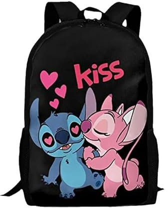 Kinder-Rucksack, Schultasche, Umhängetasche, Studententasche, 3D-Druck, Cartoon, große Kapazität, Teenager, Reisen, für Jungen und Mädchen, Farbe 3, One size