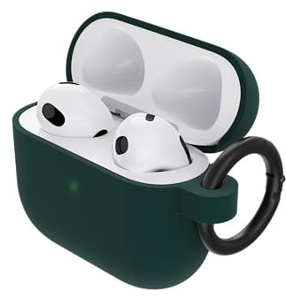 OtterBox Soft Touch Kopfhörer Hülle für AirPods Pro (1.gen / 2.gen) & AirPods Pro 2, stoßfeste, sturzsichere, ultraflache, Kratz- und Abriebfeste Schutzhülle für Apple AirPods, Dunkelgrün