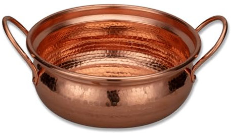 NCPSAKD 1.3l,Batería de Cocina de Cobre Puro - Olla para cocinar Mermelada a Fuego Lento