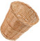 DIYEAH Corbeille À Papier en Rotin ÉLéGante Panier en Osier DéCoratif pour Maison Bureau Salle De Bain - Pratique Et EsthéTique 28.5X26X26Cm