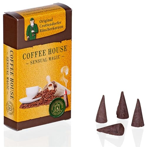 Rudolphs Schatzkiste Räucherkerzen Coffee House BxHxT 6x11x2cm NEU Duftkerze Räucherstab Rauchen Rauchfigur Rauchmann Räuchermann Smoker Räucherfigur Rauchfigur Räuchermann