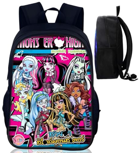 SYTTNUM Monster Rucksack Kinder,3D Gedruckter Schulrucksack, Cartoons Backpack, Monster Kinderschultasche,Geeignet für Jungen und Mädchen für die Schule Reise