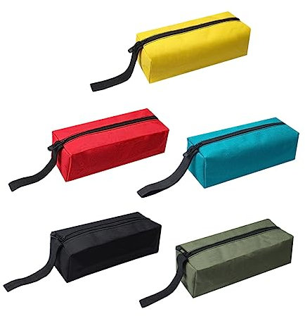 Housoutil 5stücke Wasserdichte Werkzeugtasche Aus Kleine Reißverschlusstasche Organizer Für Werkzeuge Gadgets Und Utensilien Geeignet Für Steckschlüssel Schraubenschlüssel Und Näharbeiten
