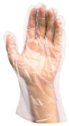 VEPATIM 1000 Einweghandschuhe aus HDPE gehämmert universal passend (L)