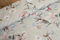 Halbpanama Stoff Meterware Sommer - robuster Taschenstoff bedruckt - schwerer Baumwollstoff Blumen - stabiler Dekostoff Pflanzen - BW Panama *Ab 50cm, Farbe: 011 Kolibri