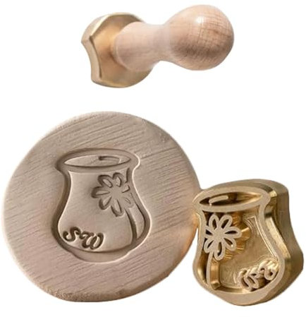 LIEWEI Boutique Shop UK Personalisieren Sie Ihren Logo-Keramikstempel. Personalisierter Keramik-Signaturstempel. Ton-Signaturstempel. Initialen. Keramikstempel. Potter's Tools DIY-Stempelset