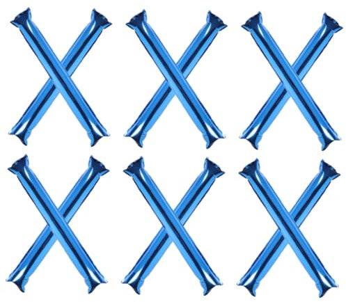 Homoyoyo 12piezas Animadora Inflable Palos De Ruido Para Eventos Deportivos De Palos De Plástico Para Conciertos y Fiestas Generadores De Ruido Para Aplausos