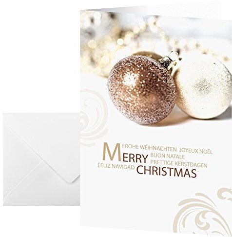 SIGEL DS344 Weihnachtskarten Moments Set mit Umschlag, DIN A6, 10 Stück - weitere Designs