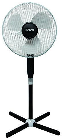 RAM 400mm Pedestal Fan (16) Solid Base - 3 Speed