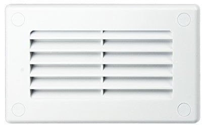 Awenta 55 x 110 mm, rejilla de ventilación, canal plano, rectangular, tubo de escape, conducto de ventilación