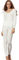 Liang Rou women's U-cut stretch thin underwear set, leggings and long-sleeved shirt - White - Medium