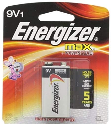 Energizer Max Alkaline Battery 9 Volt 1 Each Pack Of 6