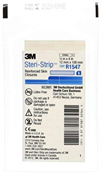3M Steri-Strip Elastic Skin Closures - 1/2 x 4 - 6 strip envelope - - Box of 50