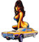 Aufkleber Muscle Car Hurley, Almera
