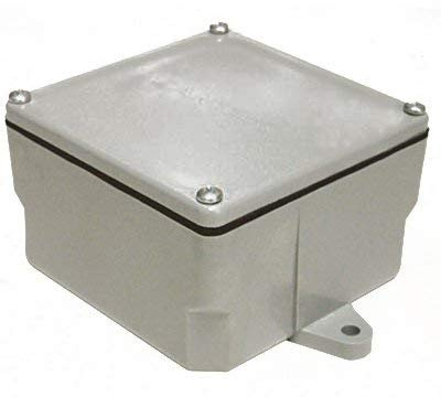 Cantex 5133711 PVC Surface Mounted Junction Box 6 In x 6 In x 6 In,