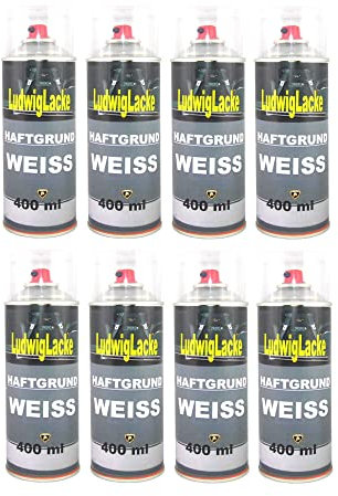 LudwigLacke Haftgrund 8 Spray Weiss 400 ml je Spraydose