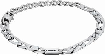 BREIL - Armband für Männer GROOVY Kollektion TJ1978 - Edelstahl Schmuck mit Metallverschluss - 22 cm Länge