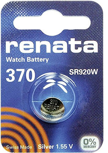 370 (SR920W) Pila de Botón / Óxido de Plata 1.55V / para Los Relojes, Linternas, Llaves del Coche, Calculadoras, Cámaras, etc