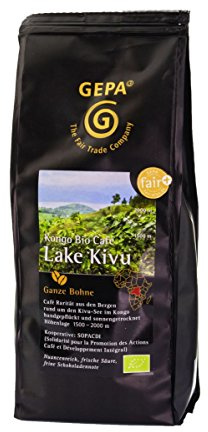 Gepa Café Lake Kivu Bohne, 250 g, 6er Pack