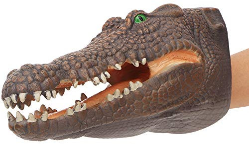 9 Zoll Krokodil Handpuppe Tier Weiche Simulation Handpuppe ungiftig Gummi Spielzeug Rollenspiel Spielzeug Kinder