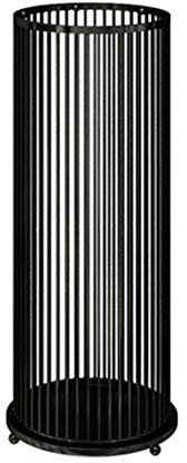 Porte-parapluie WXYZ Lumière Fer Forgé De Luxe Stand Parapluie, Entrée De La Maison Rack De Stockage De Parapluie Hall De L'hôtel, avec 4 Crochets, Or Noir Blanc 58x22cm Rose (Color : Black)