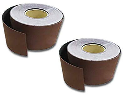 5x Schleifpapier Rollenschleifpapier P120 Klett 115mm Schleifrollen